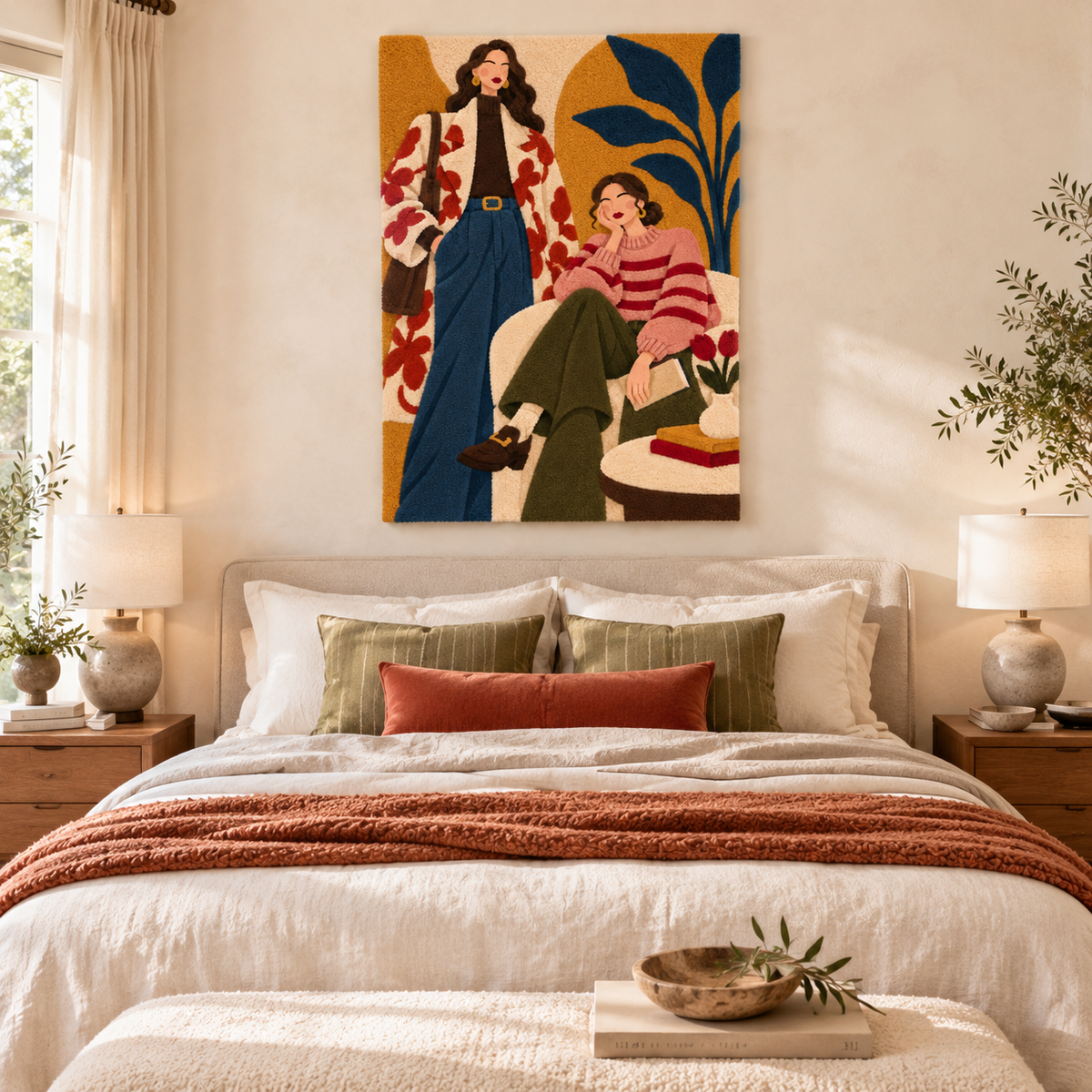 Golden Hour Companions — room setting 1