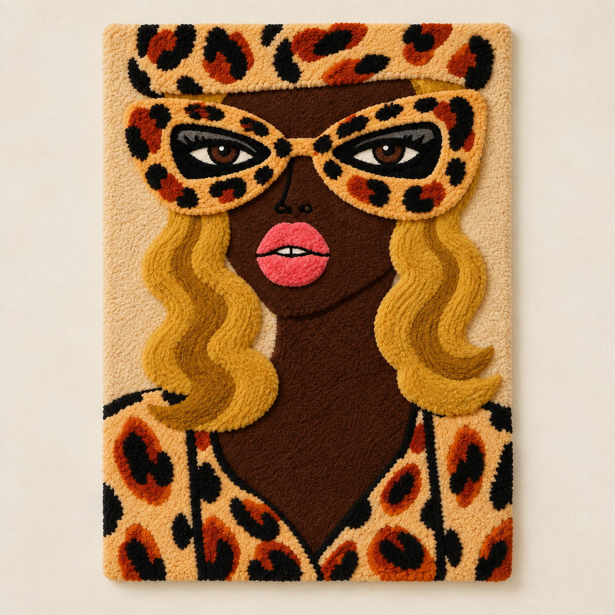 Golden Leopard Masquerade — front product view [product-light]