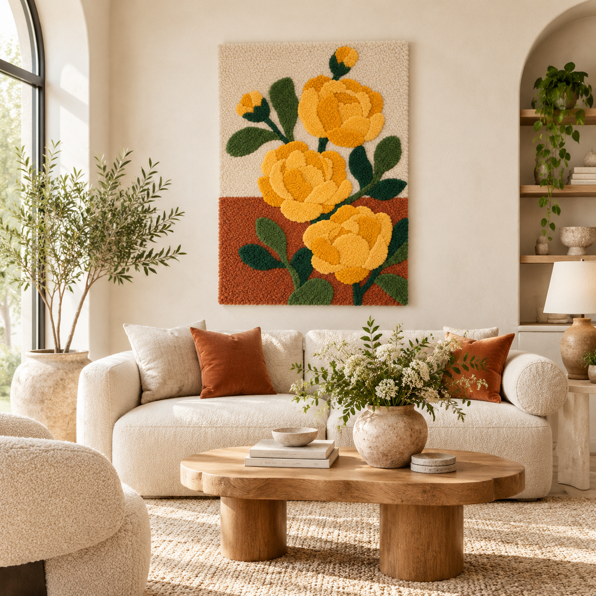 Golden Rose Stem — front-facing room scene [room-front]