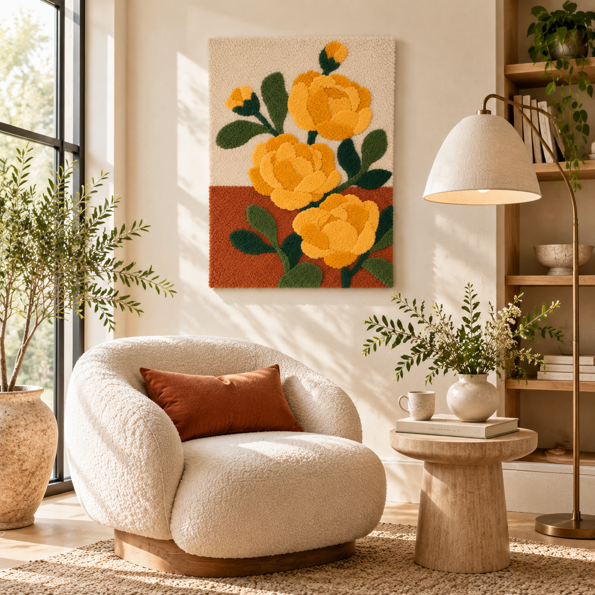 Golden Rose Stem — room setting 3