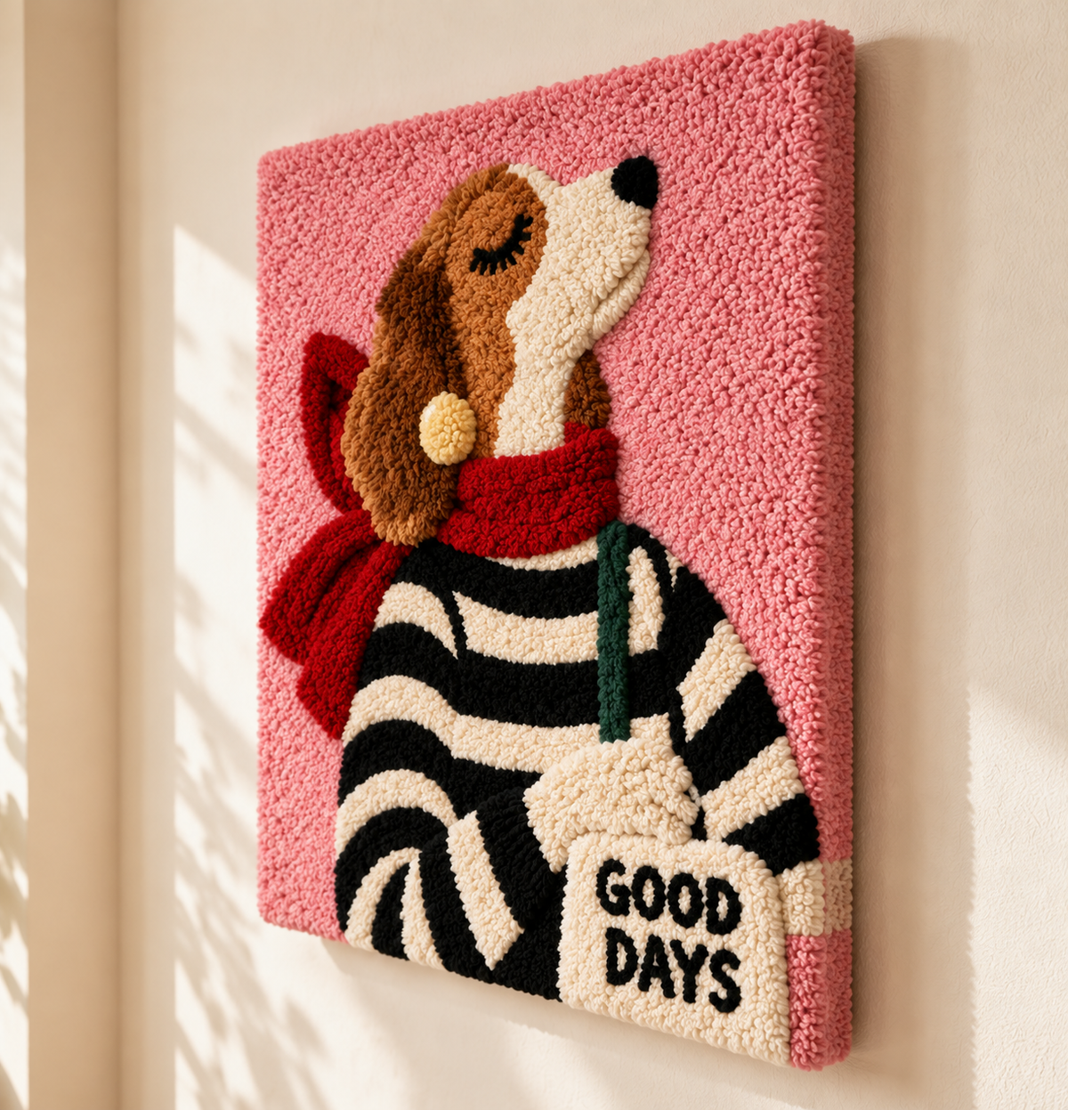 Good Days with a Spaniel — angled relief view