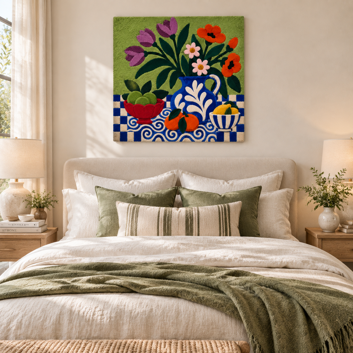 Green Apple Bouquet — room setting 2