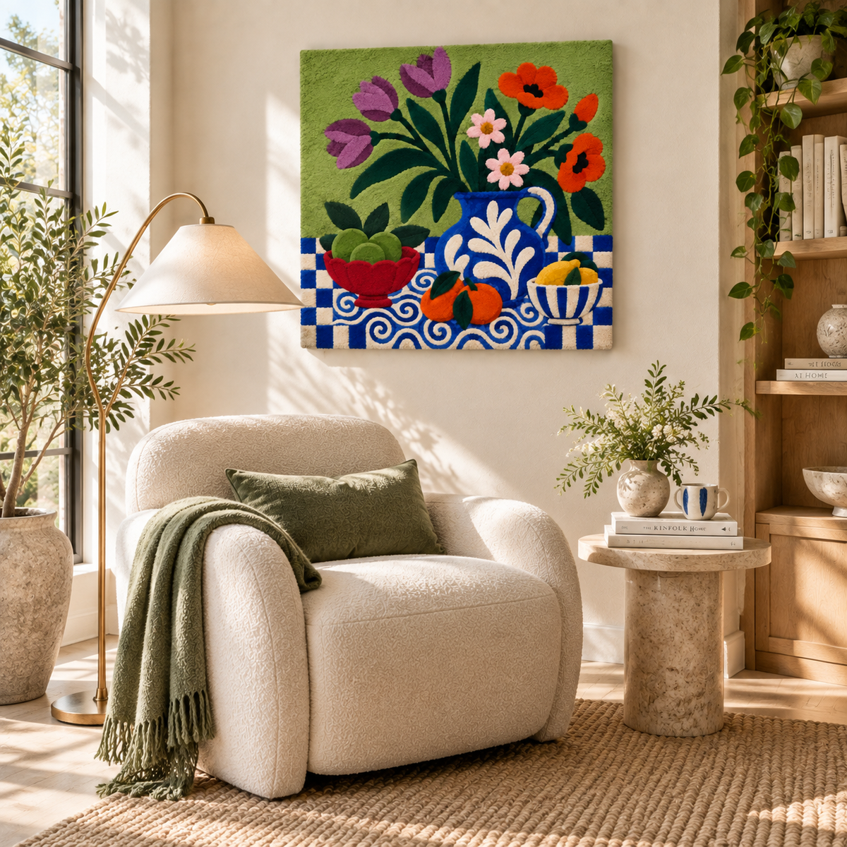 Green Apple Bouquet — room setting 3
