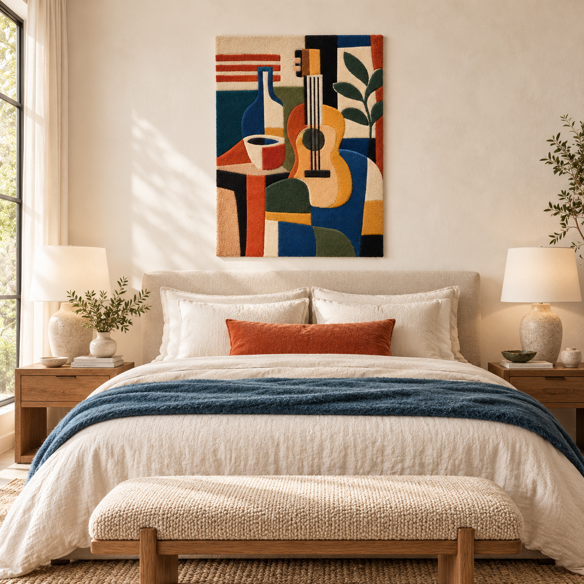 Guitar and the Evening Cup — room setting 2