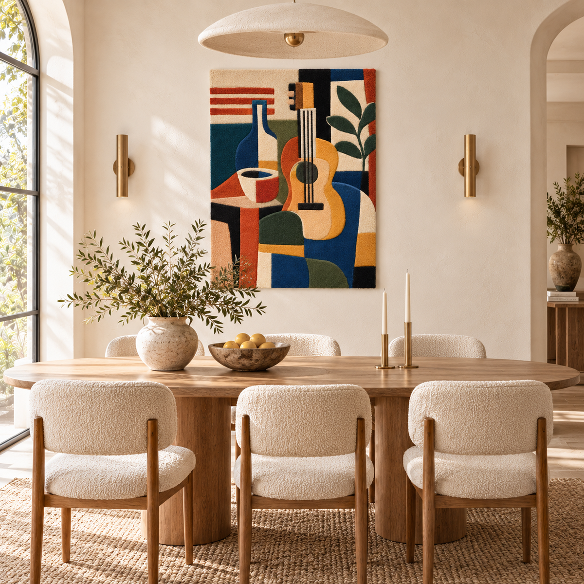 Guitar and the Evening Cup — room setting 3
