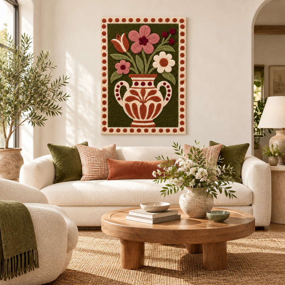 Heirloom Rose Bouquet — front-facing room scene [room-front]