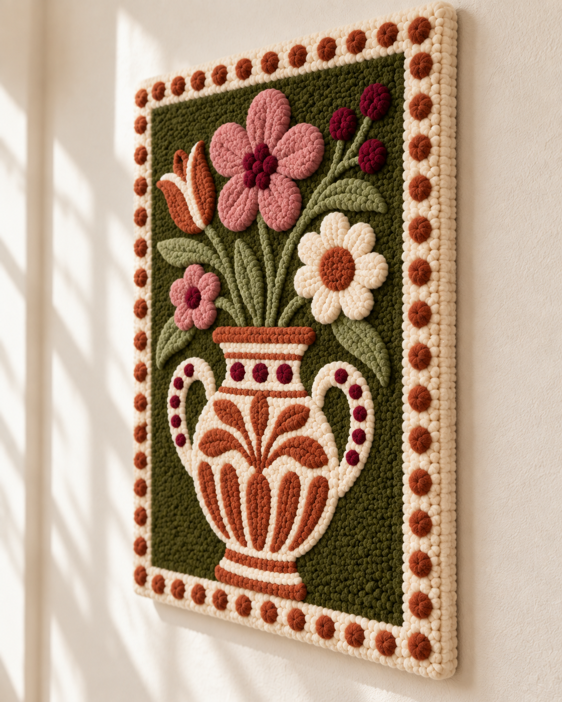 Heirloom Rose Bouquet — angled relief view