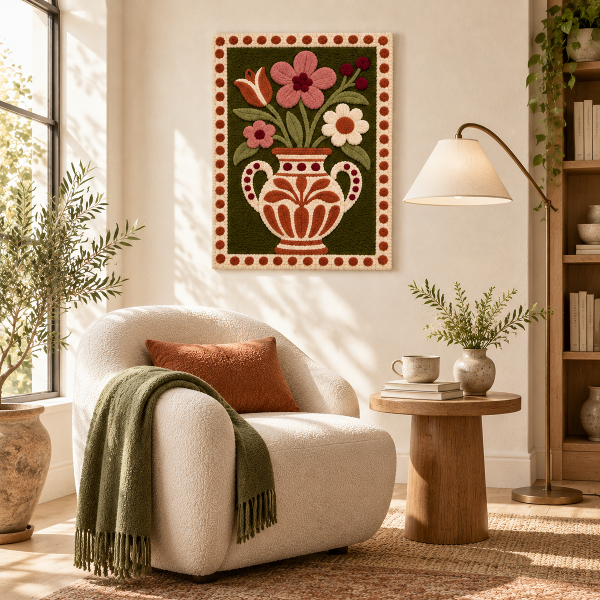 Heirloom Rose Bouquet — room setting 2