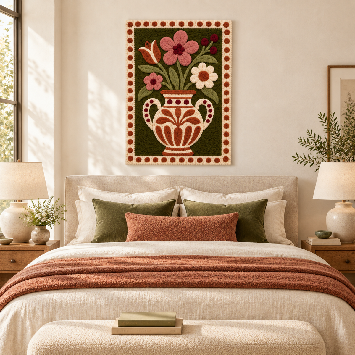 Heirloom Rose Bouquet — room setting 3