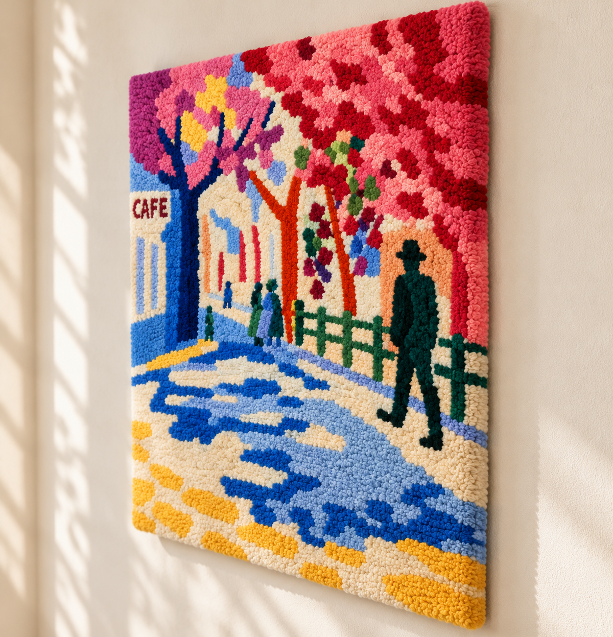 A Beautiful Summer Morning (Un beau matin d'été) after Henri Matisse — angled relief view