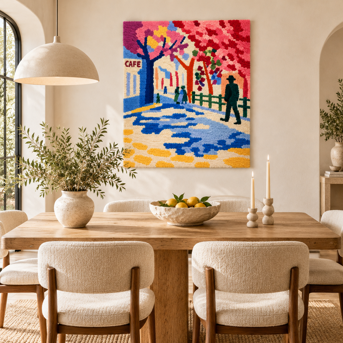 A Beautiful Summer Morning (Un beau matin d'été) after Henri Matisse — room setting
