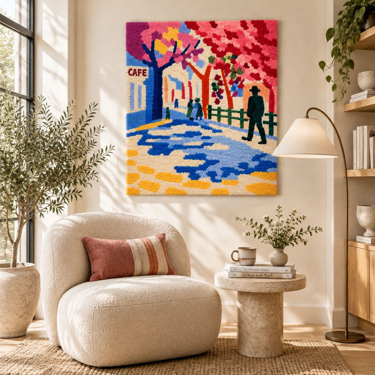 A Beautiful Summer Morning (Un beau matin d'été) after Henri Matisse — room setting