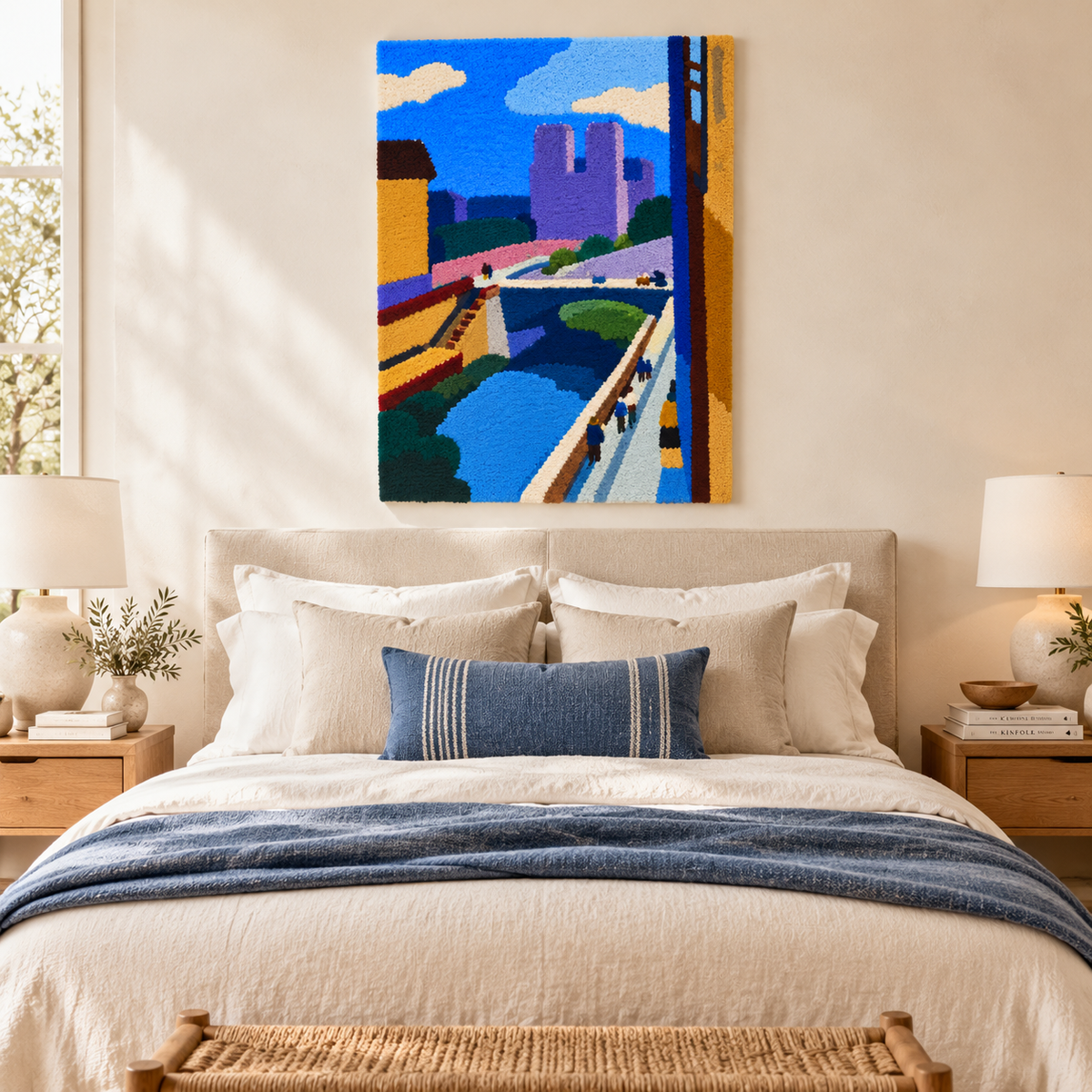 A Glimpse of Notre Dame in the Late Afternoon after Henri Matisse — room setting