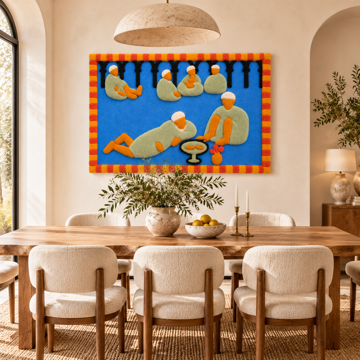 Arab Coffeehouse (Le café Maure) — Version 02 after Henri Matisse — room setting