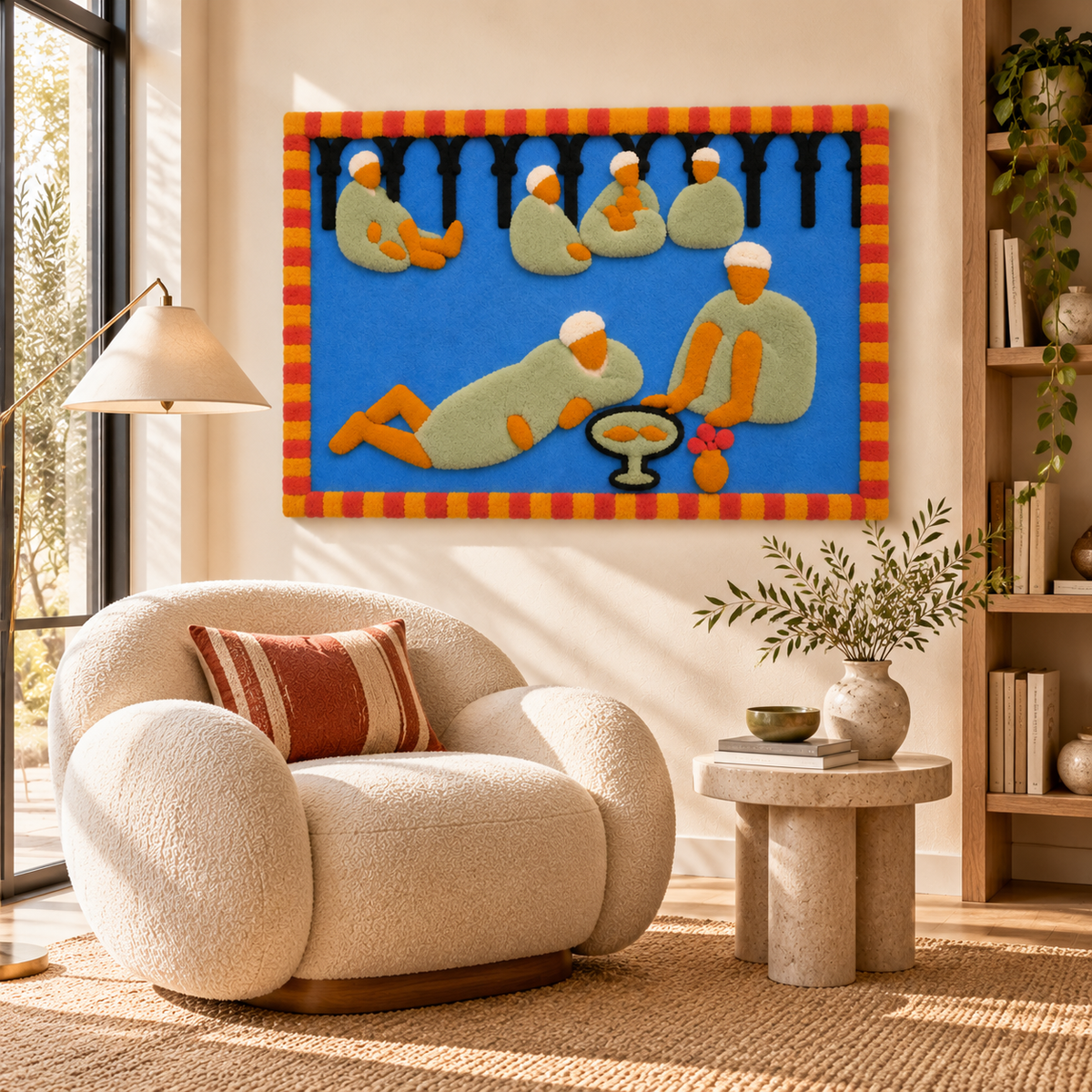 Arab Coffeehouse (Le café Maure) — Version 02 after Henri Matisse — room setting