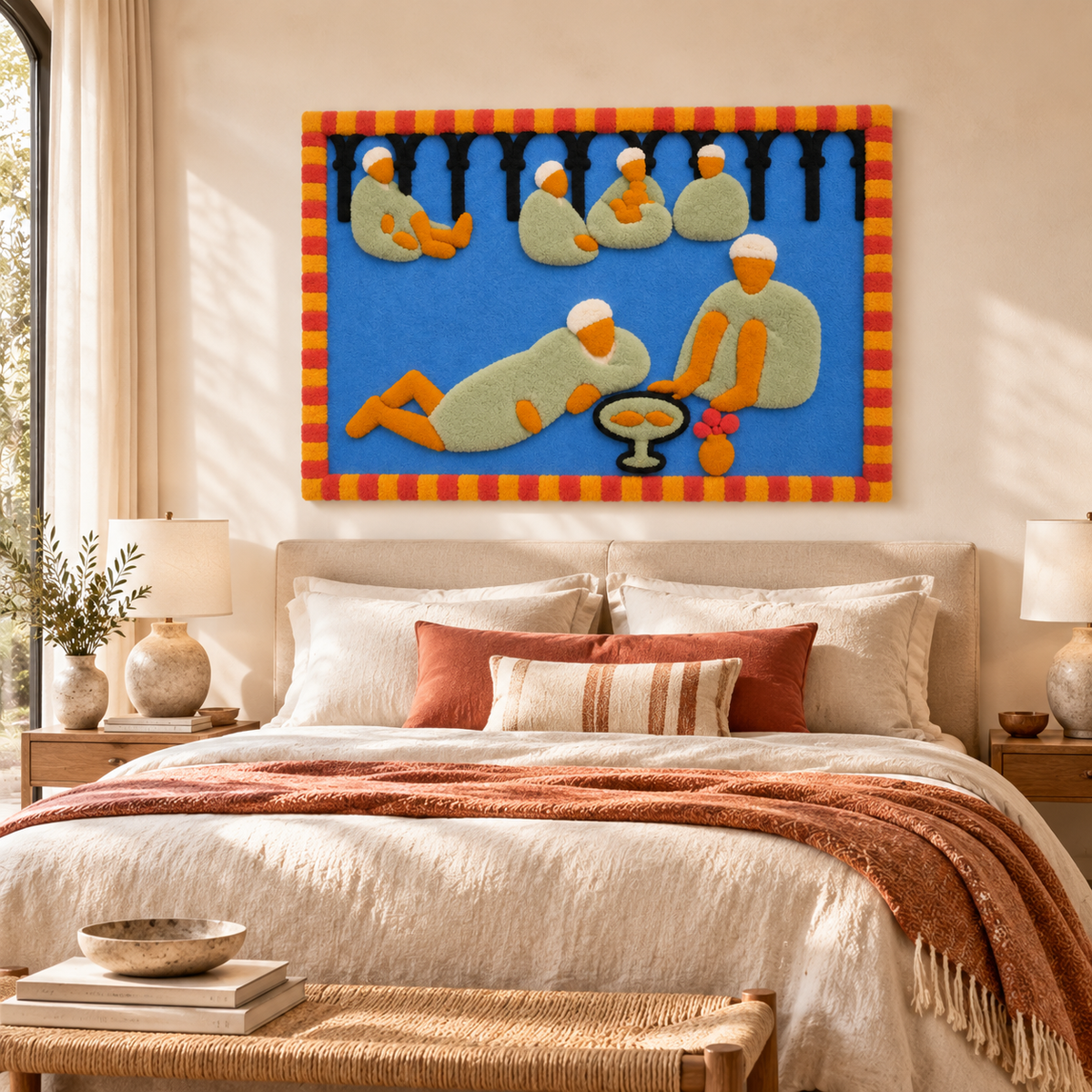 Arab Coffeehouse (Le café Maure) — Version 02 after Henri Matisse — room setting