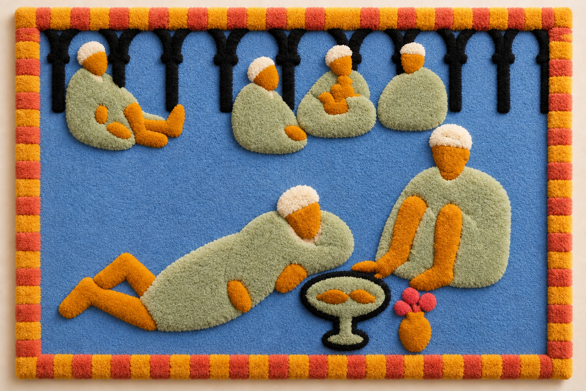 Arab Coffeehouse (Le café Maure) — Version 02 after Henri Matisse — additional product view