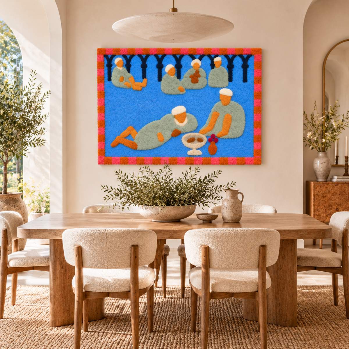 Arab Coffeehouse — Version 01 after Henri Matisse — room setting