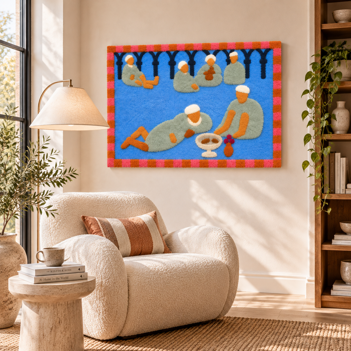 Arab Coffeehouse — Version 01 after Henri Matisse — room setting