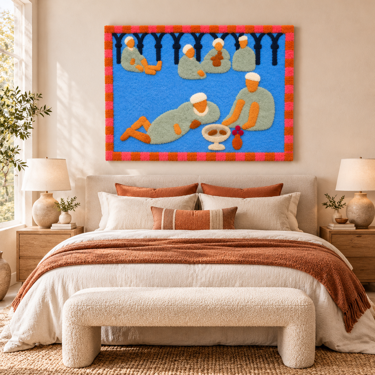 Arab Coffeehouse — Version 01 after Henri Matisse — room setting