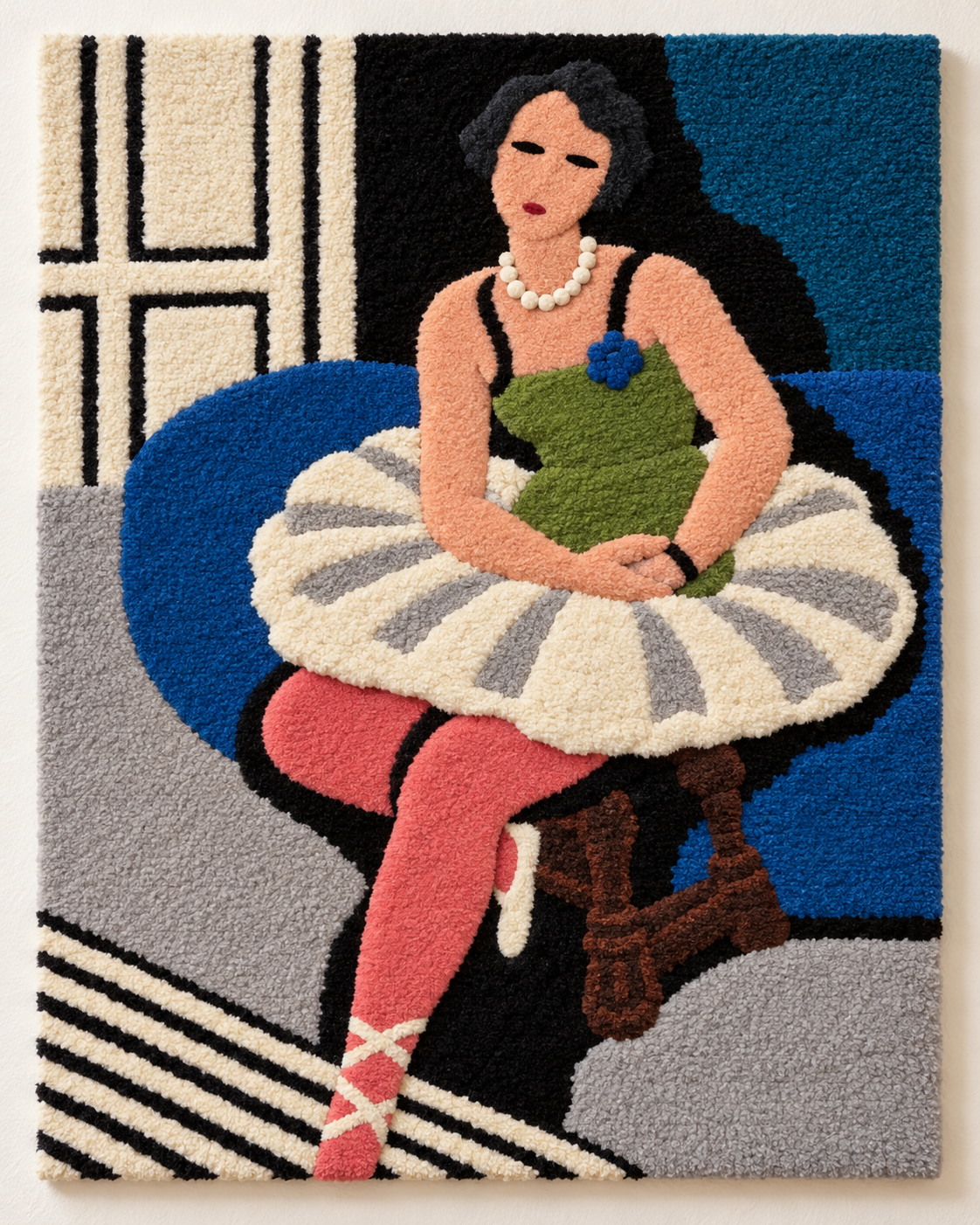 Ballet Dancer Seated on a Stool after Henri Matisse — additional product view