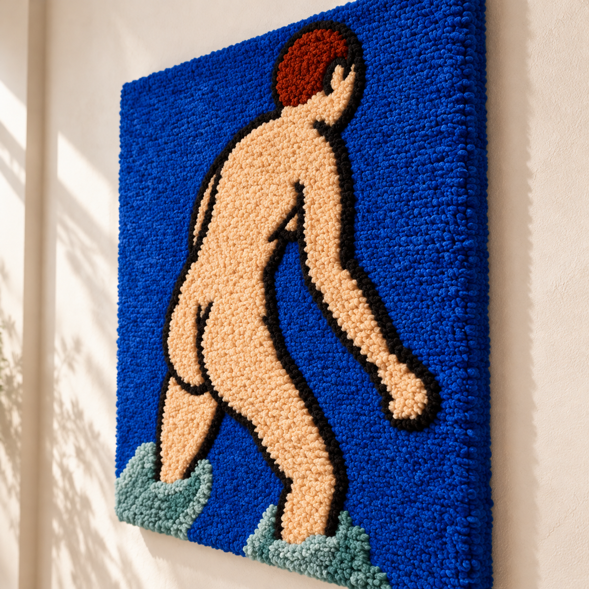 Bather after Henri Matisse — angled relief view