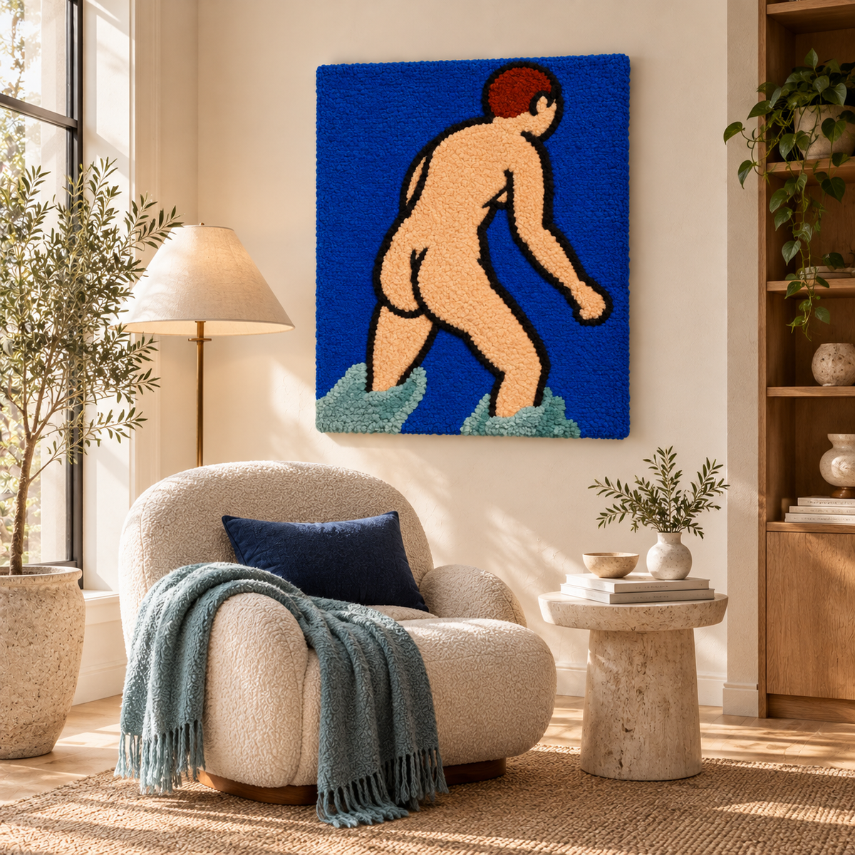 Bather after Henri Matisse — room setting