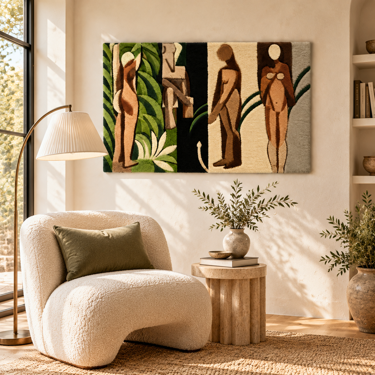 Bathers by a River after Henri Matisse — room setting