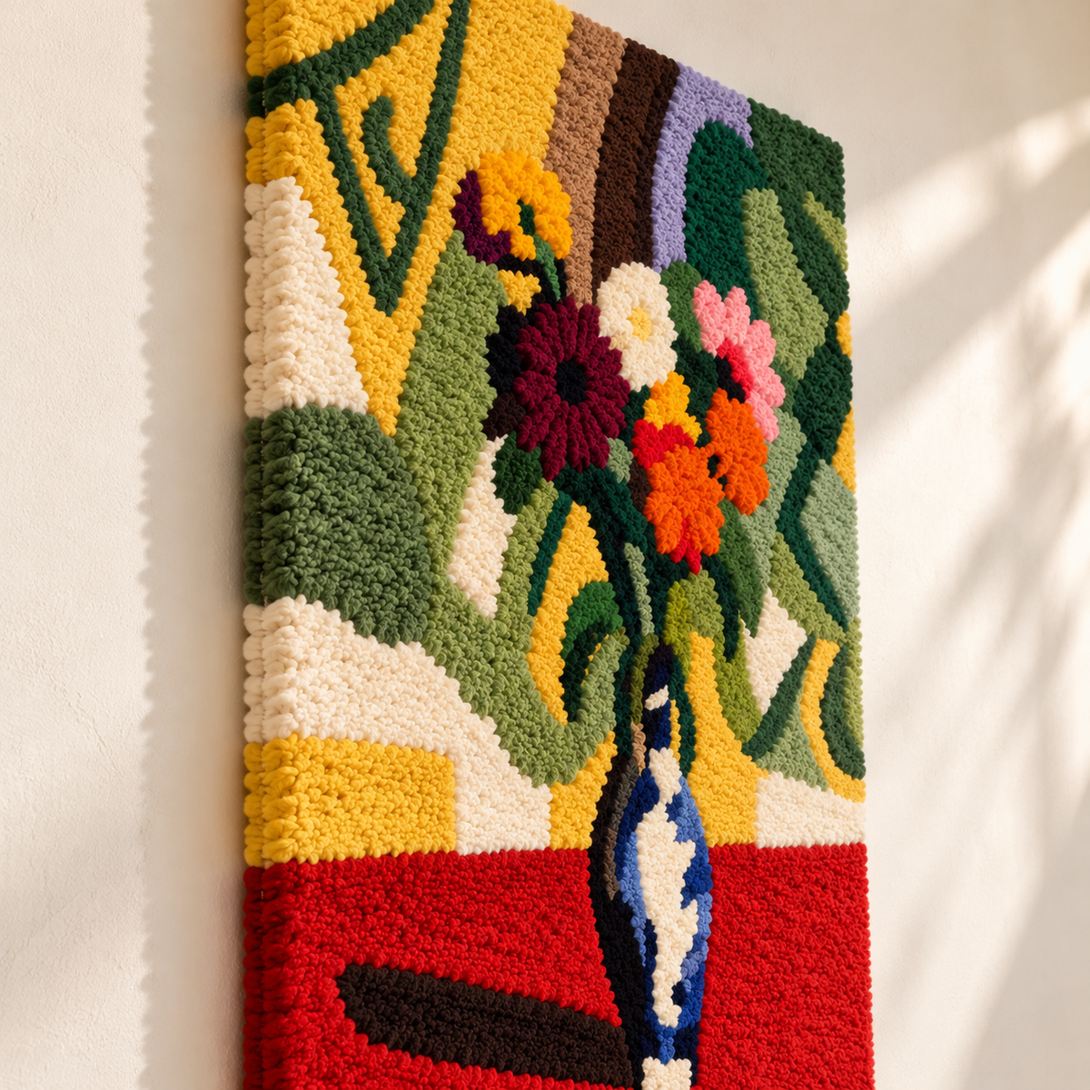 Bouquet, Chinese Vase (Bouquet, vase chinois) after Henri Matisse — angled relief view