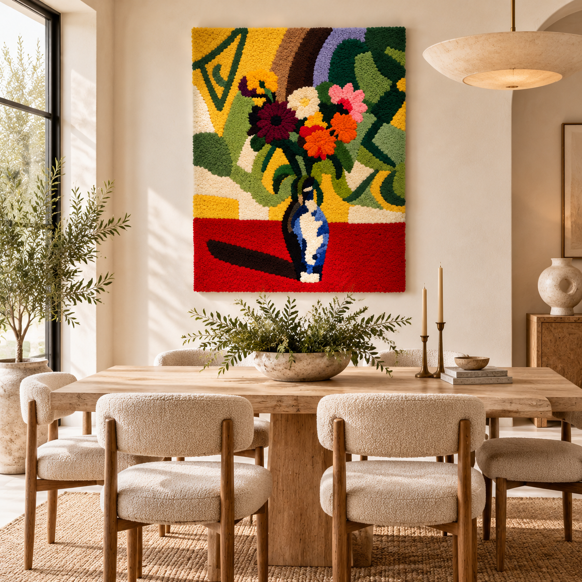 Bouquet, Chinese Vase (Bouquet, vase chinois) after Henri Matisse — room setting