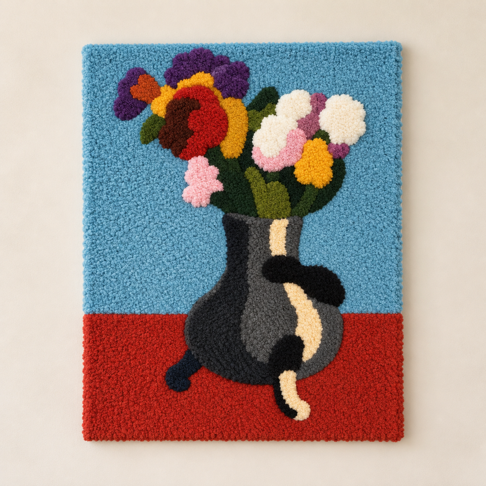 Bouquet of Flowers in a Chocolate Pot