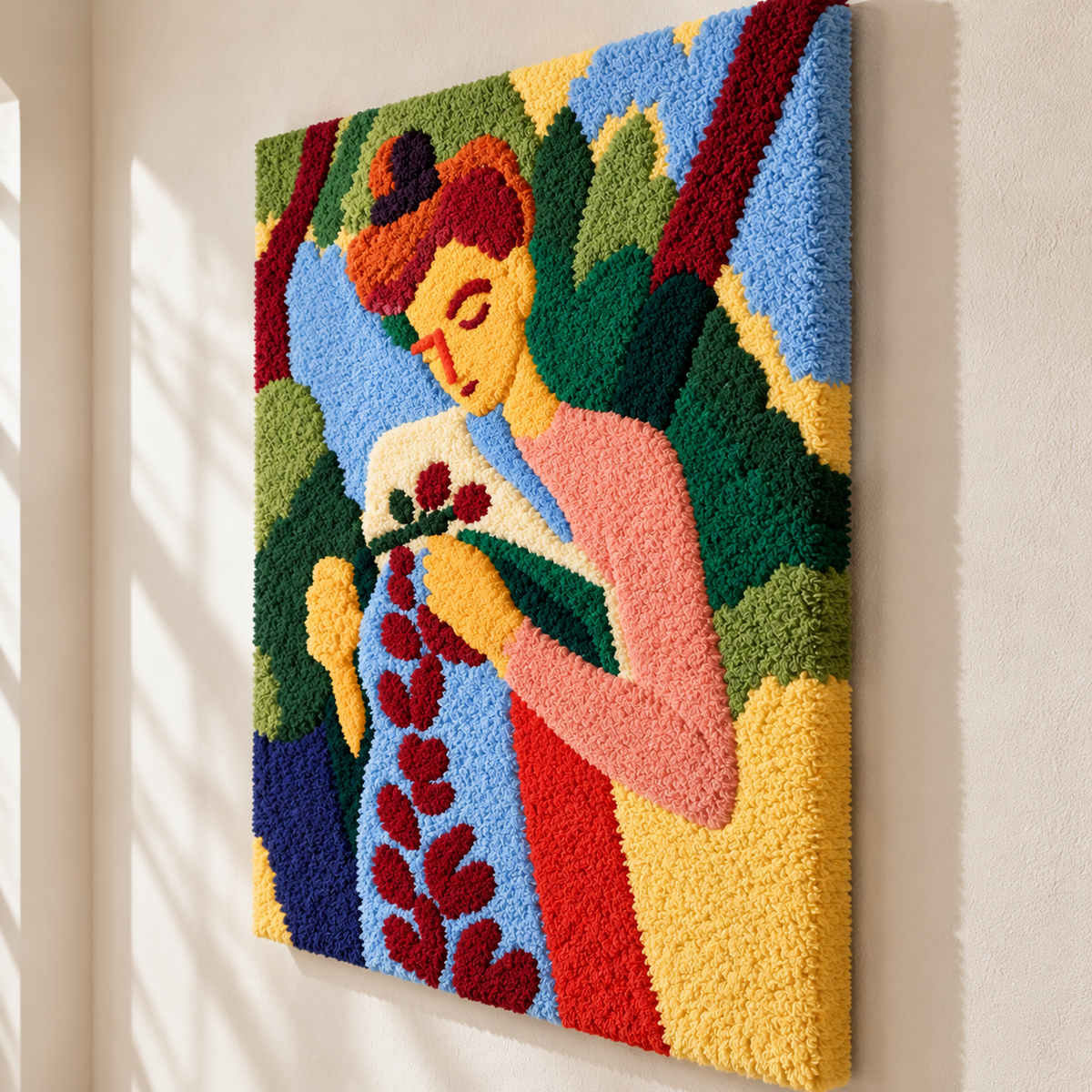 Branch of Flowers after Henri Matisse — angled relief view