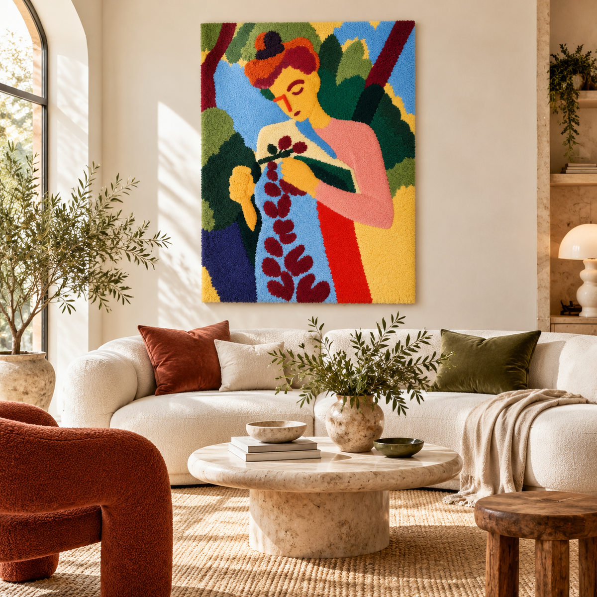 Branch of Flowers after Henri Matisse — front-facing room scene [room-front]