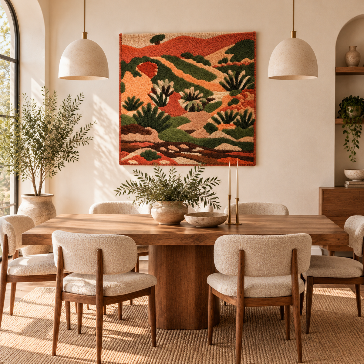 Brook with Aloes (Le Ruisseau aux aloès) — Version 02 after Henri Matisse — room setting