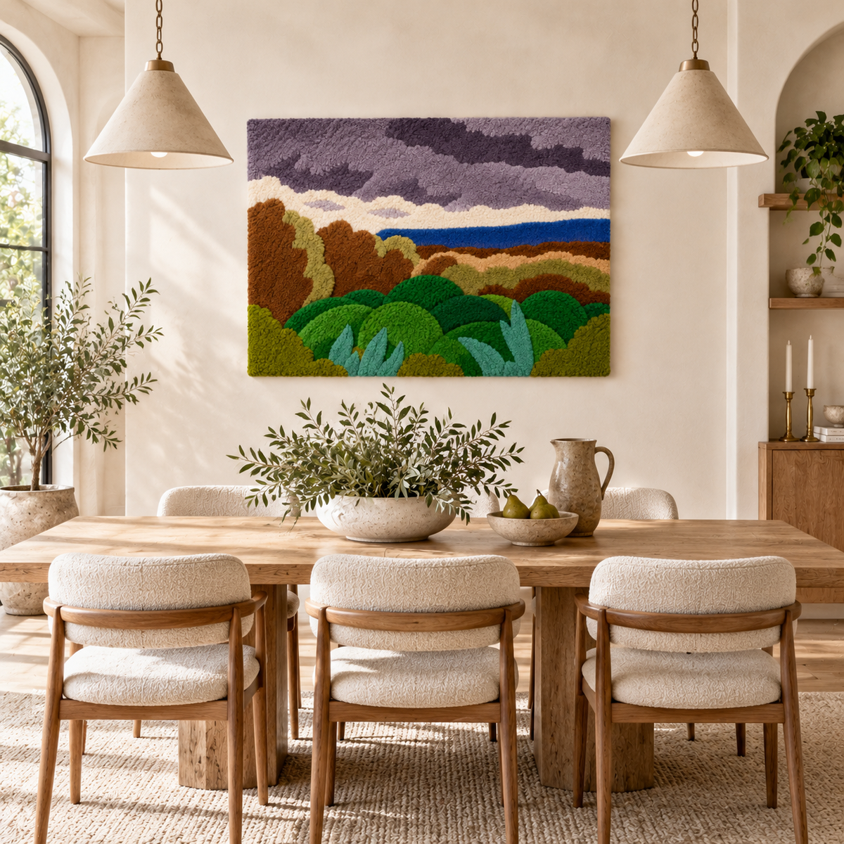 Cagnes, Landscape in Stormy Weather after Henri Matisse — room setting