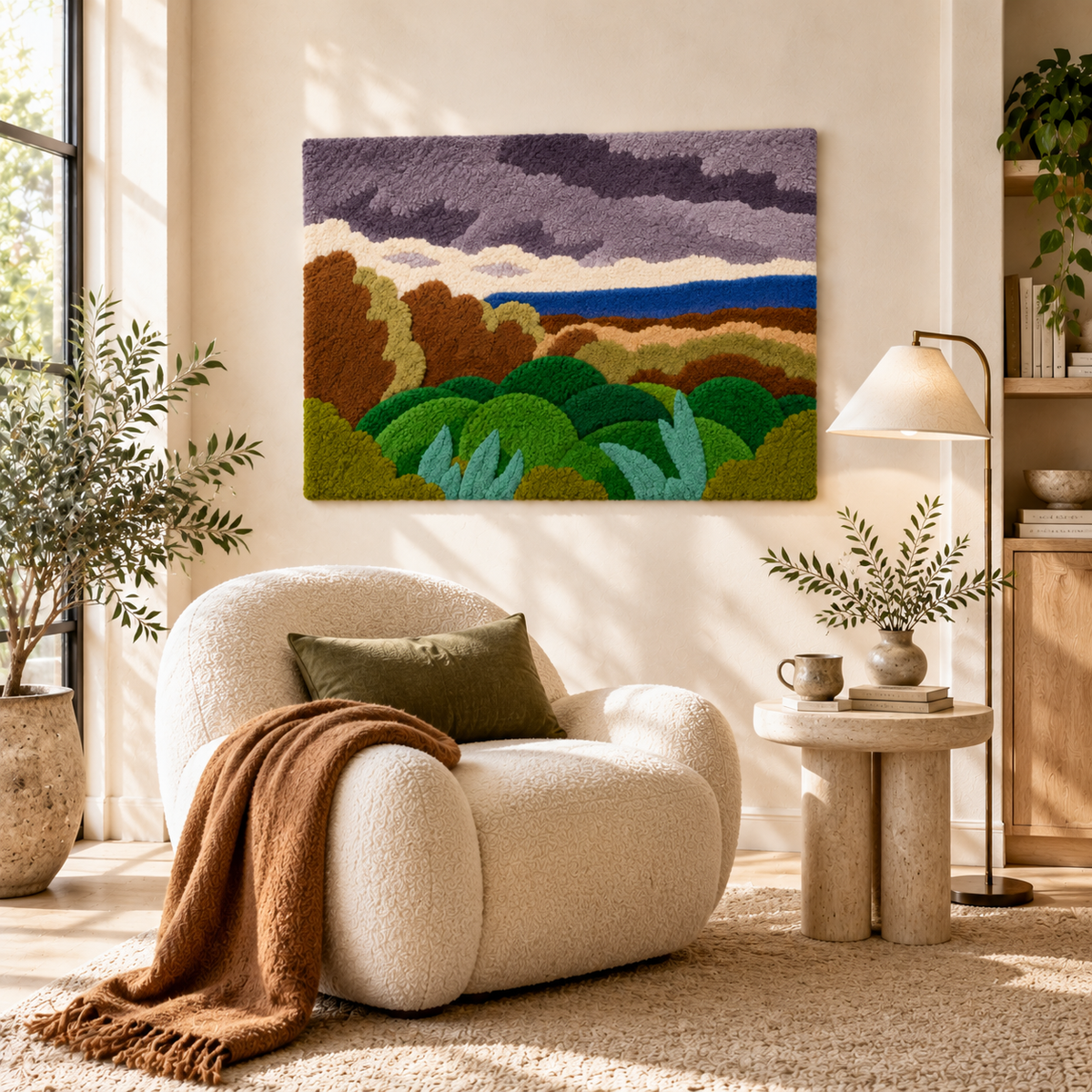 Cagnes, Landscape in Stormy Weather after Henri Matisse — room setting