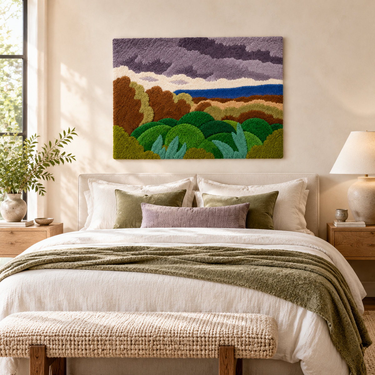 Cagnes, Landscape in Stormy Weather after Henri Matisse — room setting