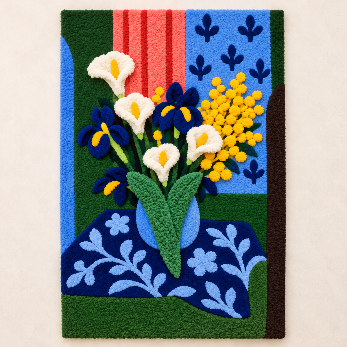 Calla Lilies, Irises and Mimosas after Henri Matisse — front product view [product-light]