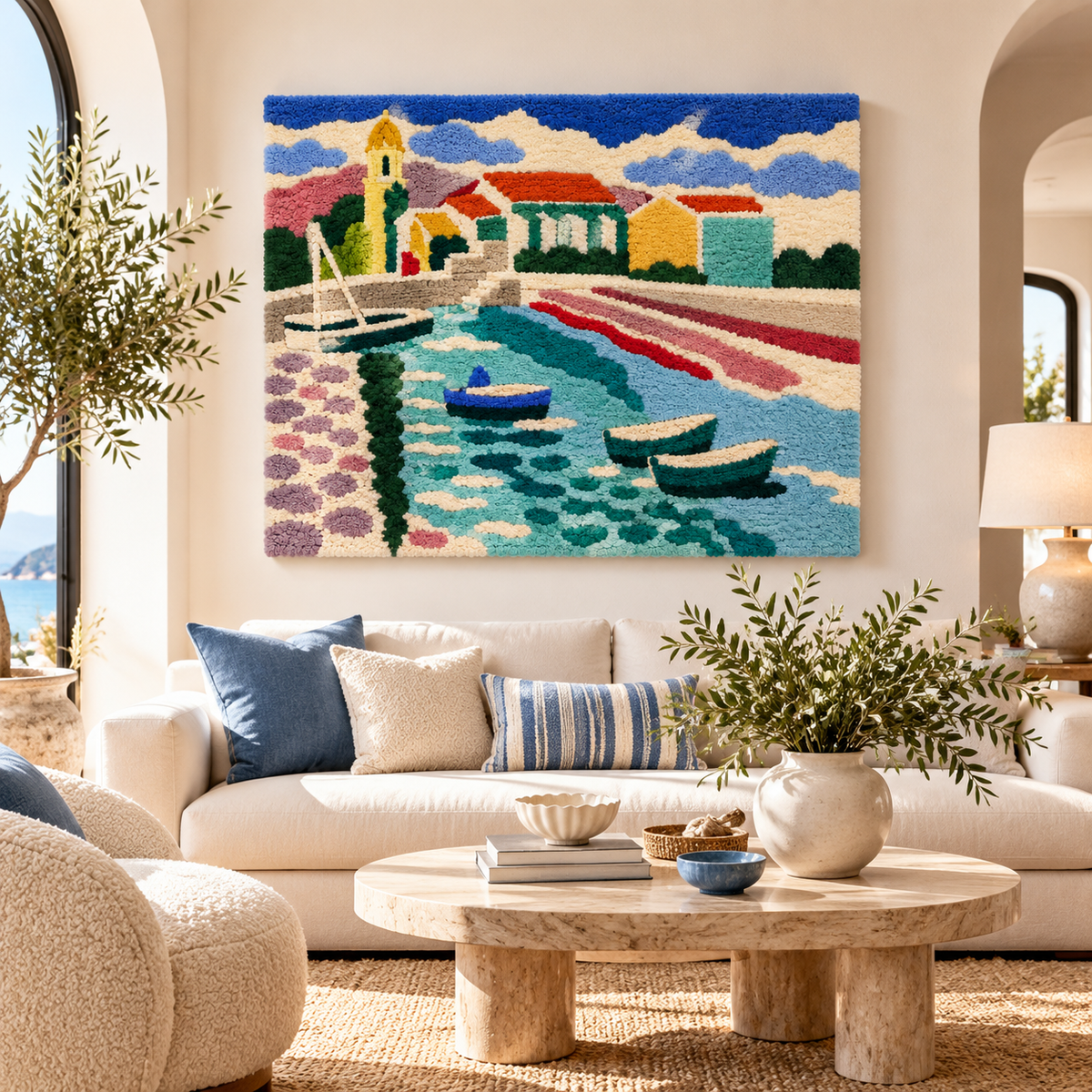 Collioure after a work attributed to Henri Matisse — front-facing room scene [room-front]
