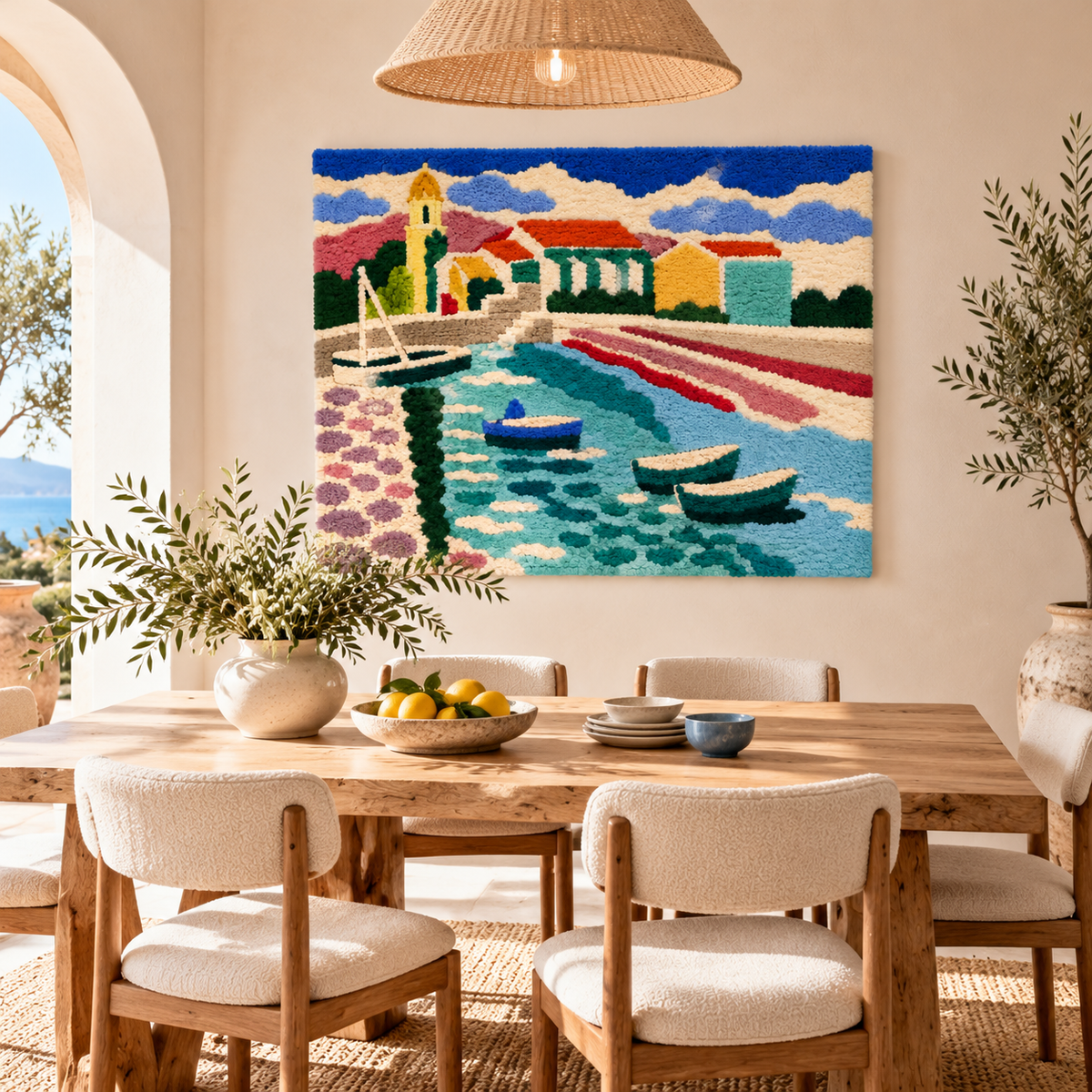 Collioure after a work attributed to Henri Matisse — room setting
