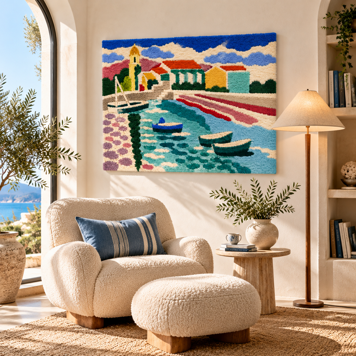 Collioure after a work attributed to Henri Matisse — room setting