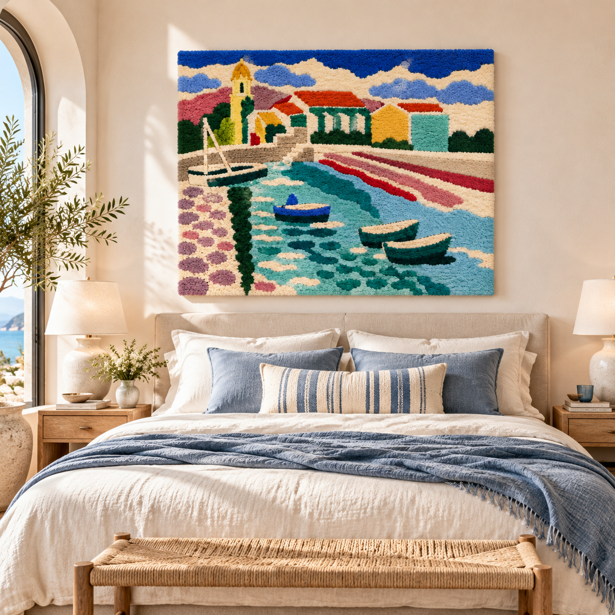 Collioure after a work attributed to Henri Matisse — room setting