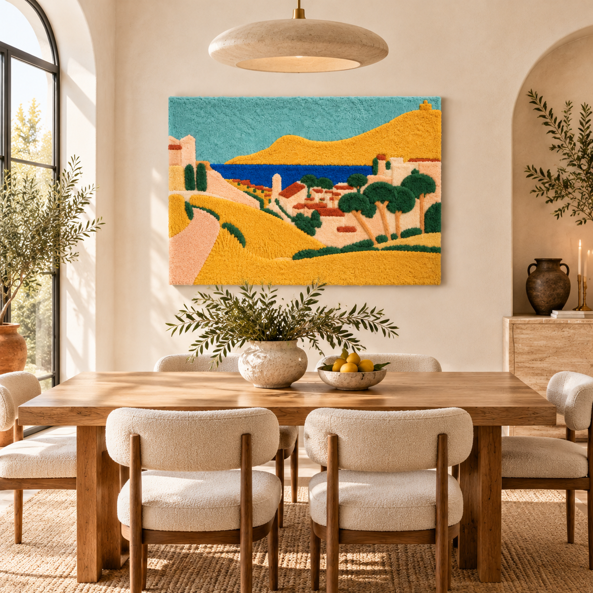 Collioure in August (Collioure en août) after Henri Matisse — room setting