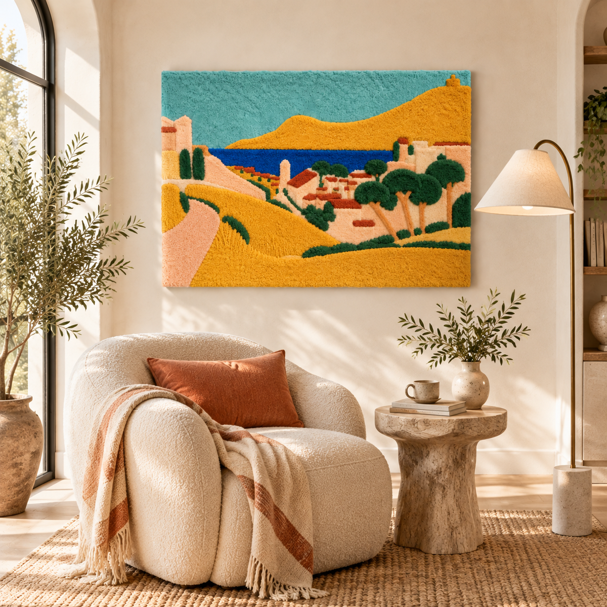 Collioure in August (Collioure en août) after Henri Matisse — room setting