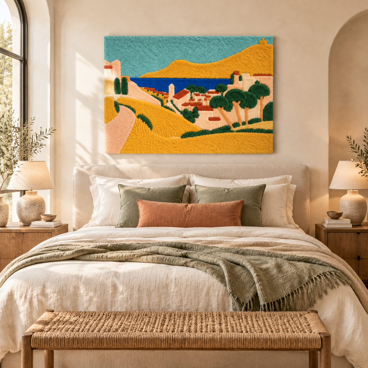 Collioure in August (Collioure en août) after Henri Matisse — room setting