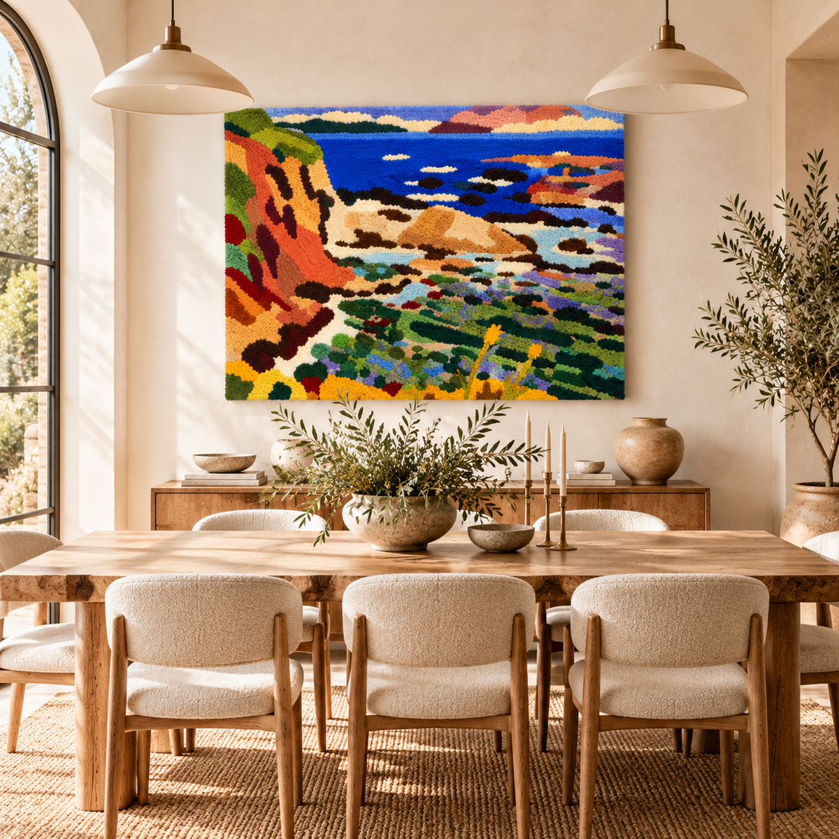 Collioure (La Moulade) after Henri Matisse — room setting