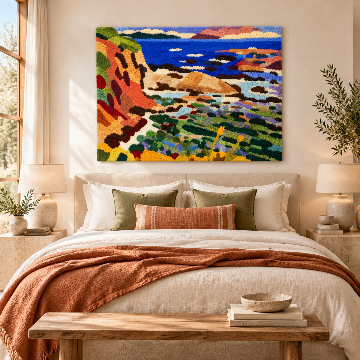 Collioure (La Moulade) after Henri Matisse — room setting