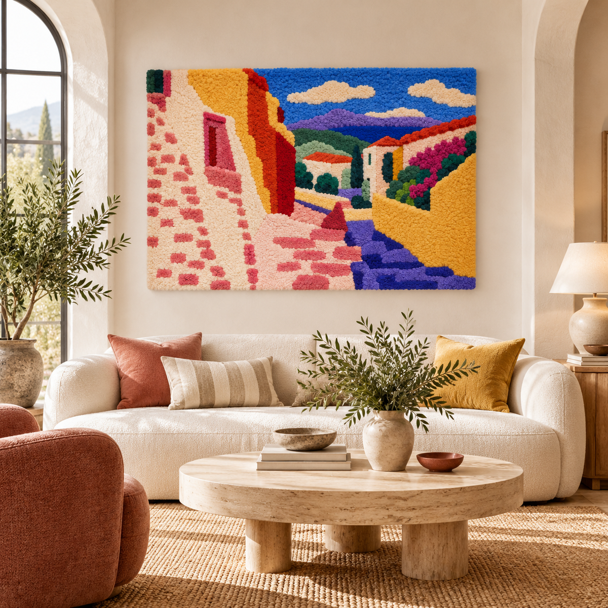 Collioure, Rue du Soleil after Henri Matisse — front-facing room scene [room-front]