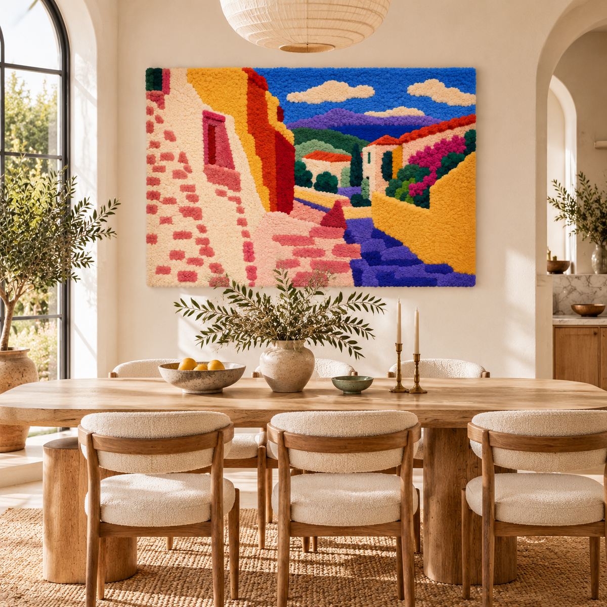 Collioure, Rue du Soleil after Henri Matisse — room setting