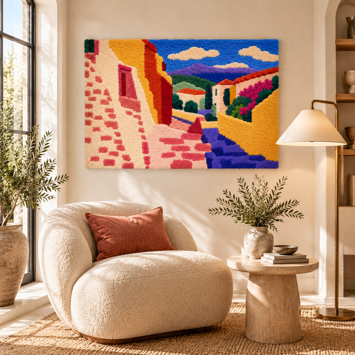 Collioure, Rue du Soleil after Henri Matisse — room setting